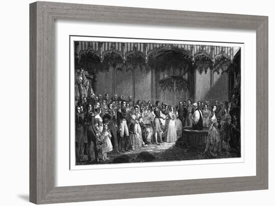 The Marriage of Queen Victoria and Prince Albert, 1840-George Hayter-Framed Giclee Print