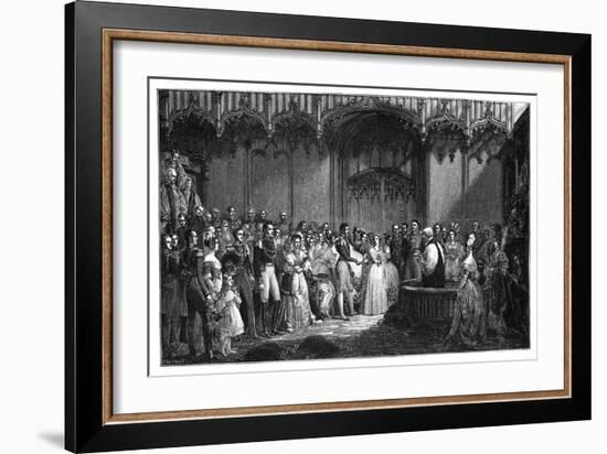 The Marriage of Queen Victoria and Prince Albert, 1840-George Hayter-Framed Giclee Print