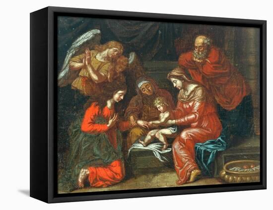 The Marriage Of St Catherine-Italian School-Framed Premier Image Canvas