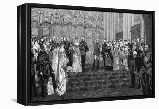 The Marriage of the Duke and Duchess of Albany, 27 April 1882-James Dromgole Linton-Framed Premier Image Canvas