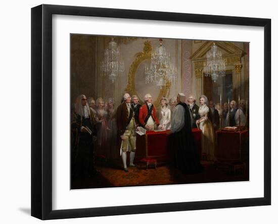 The Marriage of the Duke and Duchess of York, 1791-Henry Singleton-Framed Giclee Print