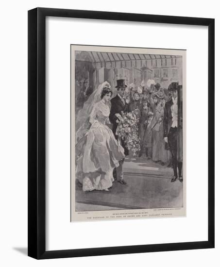 The Marriage of the Earl of Crewe and Lady Margaret Primrose-William Small-Framed Giclee Print