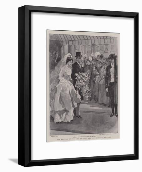 The Marriage of the Earl of Crewe and Lady Margaret Primrose-William Small-Framed Giclee Print