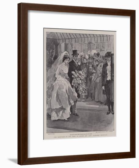 The Marriage of the Earl of Crewe and Lady Margaret Primrose-William Small-Framed Giclee Print