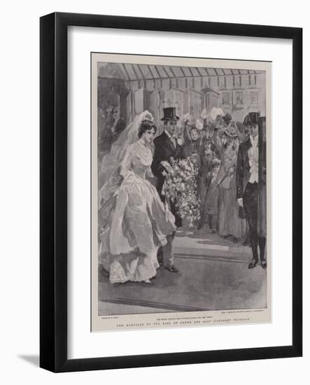 The Marriage of the Earl of Crewe and Lady Margaret Primrose-William Small-Framed Giclee Print