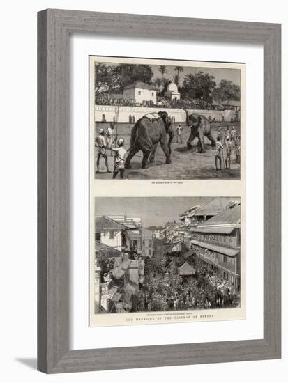 The Marriage of the Gaikwar of Baroda-Harry Hamilton Johnston-Framed Giclee Print