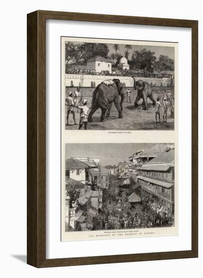 The Marriage of the Gaikwar of Baroda-Harry Hamilton Johnston-Framed Giclee Print