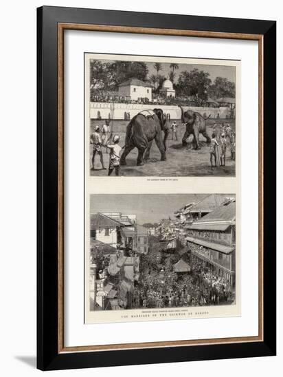 The Marriage of the Gaikwar of Baroda-Harry Hamilton Johnston-Framed Giclee Print