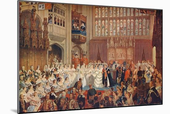 The Marriage of the Prince of Wales, 1863 (1906)-Unknown-Mounted Giclee Print