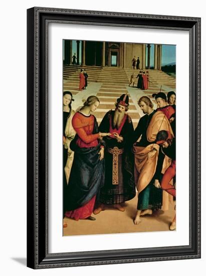 The Marriage of the Virgin, 1504-Raphael-Framed Giclee Print