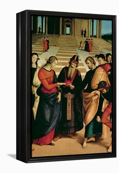 The Marriage of the Virgin, 1504-Raphael-Framed Premier Image Canvas