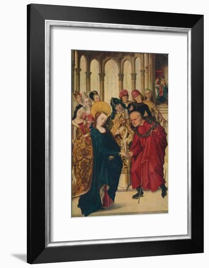 'The Marriage of the Virgin', 15th century-Master of the View of Ste Gudule-Framed Giclee Print