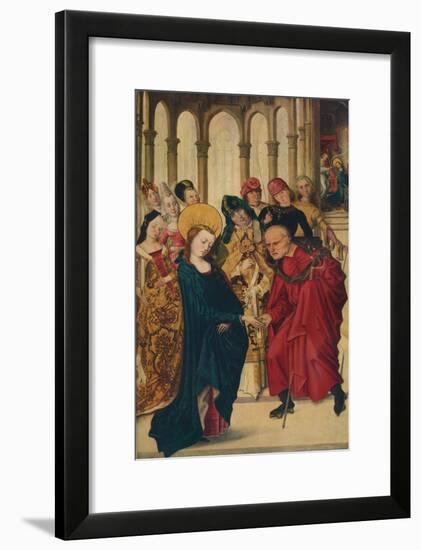 'The Marriage of the Virgin', 15th century-Master of the View of Ste Gudule-Framed Giclee Print
