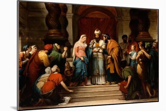 The Marriage of the Virgin, 1833-Jerome Martin Langlois-Mounted Giclee Print