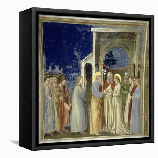 The Marriage of the Virgin, circa 1305-Giotto di Bondone-Framed Premier Image Canvas