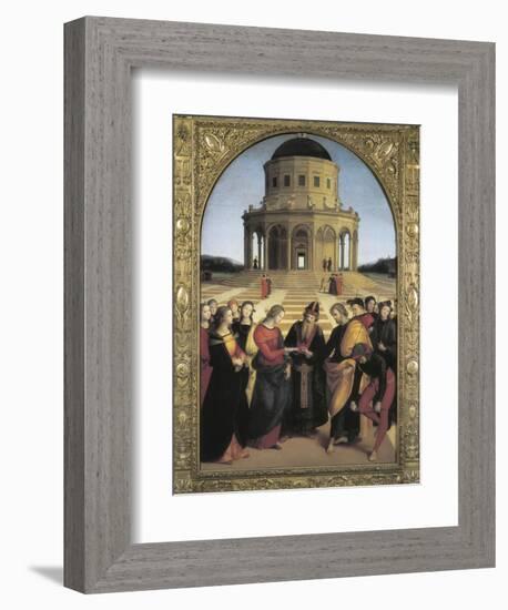 The Marriage of the Virgin-Raphael-Framed Art Print