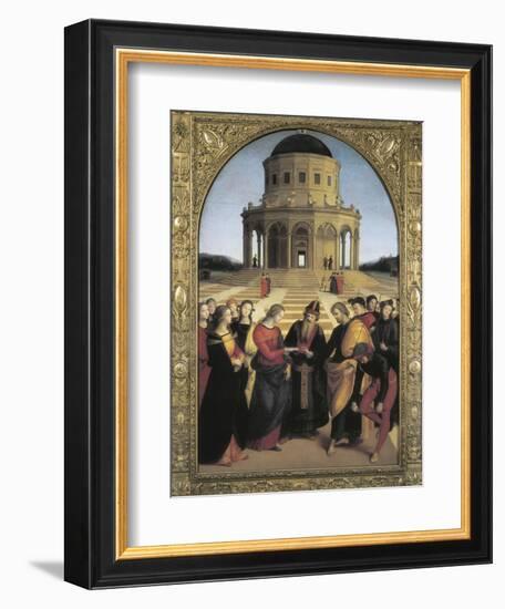 The Marriage of the Virgin-Raphael-Framed Art Print