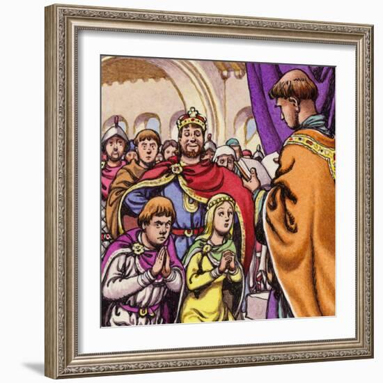 The Marriage of Wandrille, Later Saint Wandrille-Pat Nicolle-Framed Giclee Print