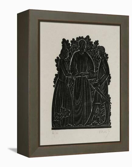 The Marriage-Eric Gill-Framed Premier Image Canvas