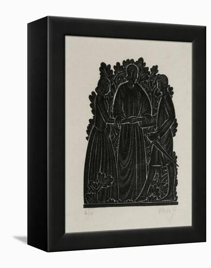 The Marriage-Eric Gill-Framed Premier Image Canvas