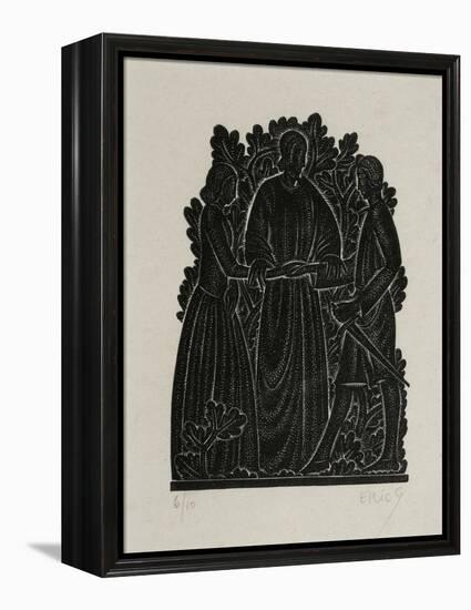 The Marriage-Eric Gill-Framed Premier Image Canvas