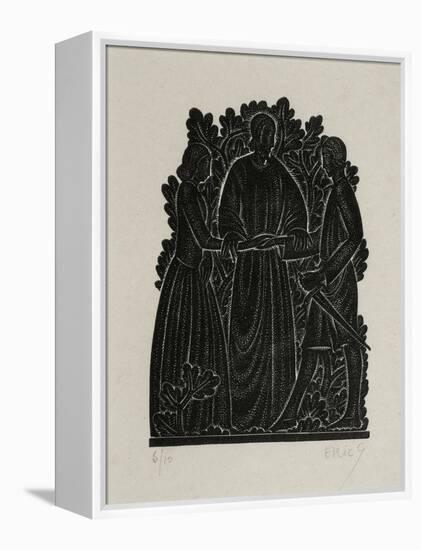 The Marriage-Eric Gill-Framed Premier Image Canvas