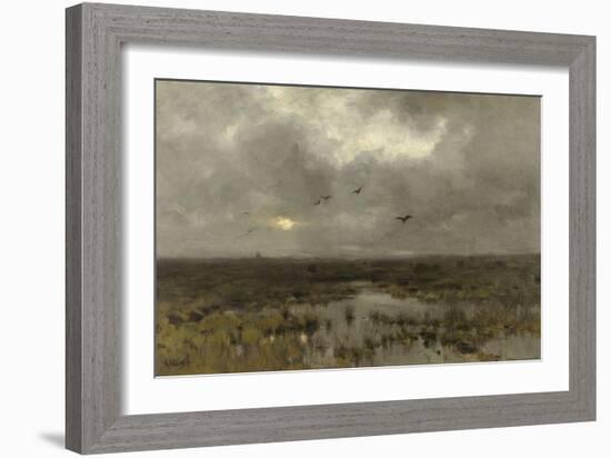 The Marsh, C. 1885-88-Anton Mauve-Framed Art Print