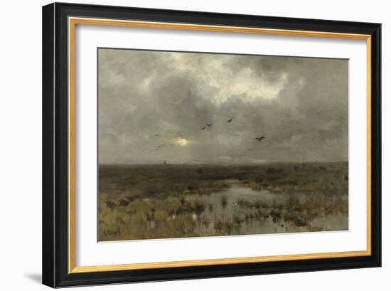 The Marsh, C. 1885-88-Anton Mauve-Framed Art Print