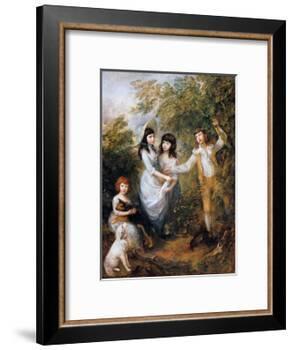 The Marsham Children, 1787-Thomas Gainsborough-Framed Giclee Print