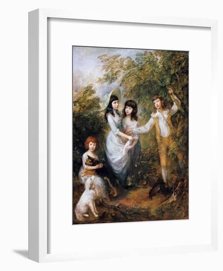 The Marsham Children, 1787-Thomas Gainsborough-Framed Giclee Print