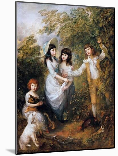 The Marsham Children, 1787-Thomas Gainsborough-Mounted Giclee Print