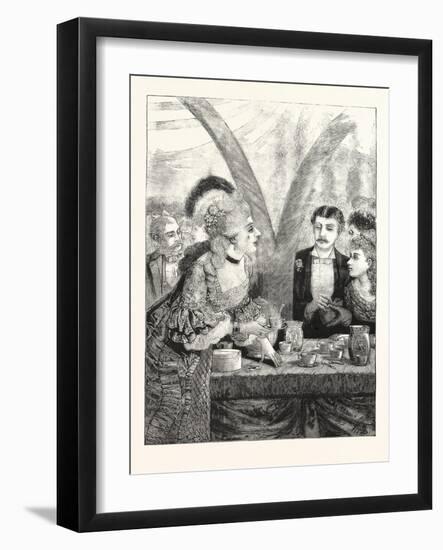 The Martha Washington Reception and Centennial Tea-Party at the Academy of Music-null-Framed Giclee Print