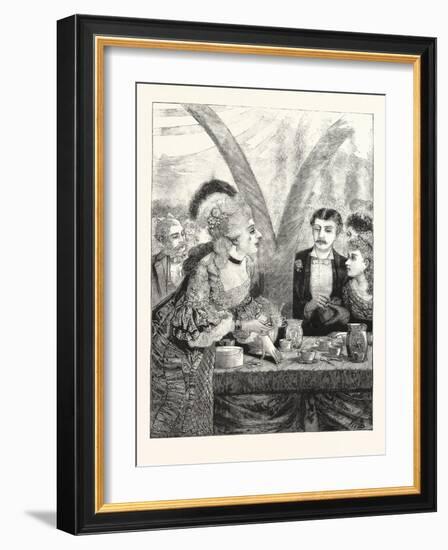 The Martha Washington Reception and Centennial Tea-Party at the Academy of Music-null-Framed Giclee Print