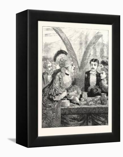 The Martha Washington Reception and Centennial Tea-Party at the Academy of Music-null-Framed Premier Image Canvas