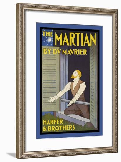 The Martian By Du Maurier-Edward Penfield-Framed Art Print