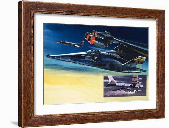 The Martin Marietta X-24B Shuttle-Wilf Hardy-Framed Giclee Print