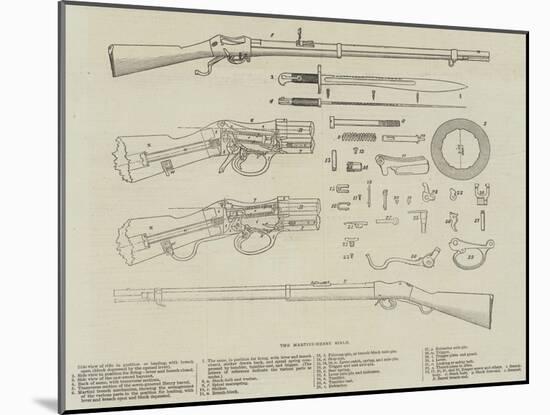 The Martini-Henry Rifle-null-Mounted Giclee Print