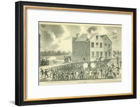 The Martyrdom of Lovejoy, Published by Fergus Print Co., 1881-Henry Tanner-Framed Giclee Print