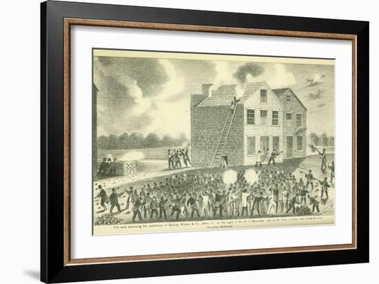 The Martyrdom of Lovejoy, Published by Fergus Print Co., 1881-Henry Tanner-Framed Giclee Print