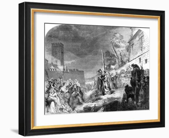 The Martyrdom of Ridley and Latimer, Oxford, 1856-George Hayter-Framed Giclee Print