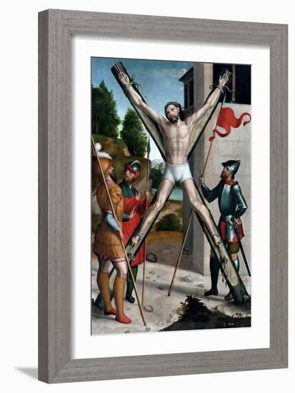 The Martyrdom of Saint Andrew, 1540-1545-Juan Correa de Vivar-Framed Giclee Print