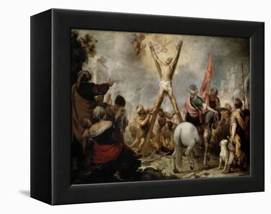 The Martyrdom of Saint Andrew, 1675-1682-Bartolome Esteban Murillo-Framed Premier Image Canvas