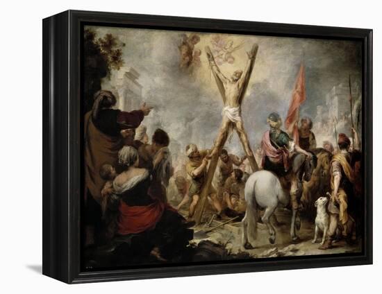 The Martyrdom of Saint Andrew, 1675-1682-Bartolome Esteban Murillo-Framed Premier Image Canvas