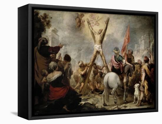 The Martyrdom of Saint Andrew, 1675-1682-Bartolome Esteban Murillo-Framed Premier Image Canvas