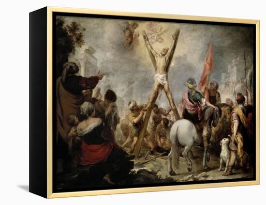 The Martyrdom of Saint Andrew, 1675-1682-Bartolome Esteban Murillo-Framed Premier Image Canvas