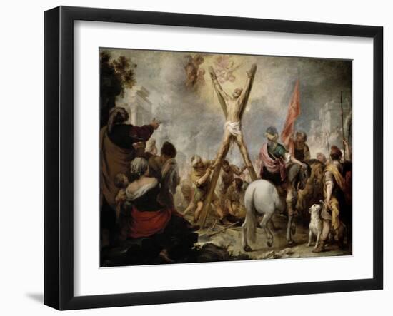 The Martyrdom of Saint Andrew, 1675-1682-Bartolome Esteban Murillo-Framed Giclee Print