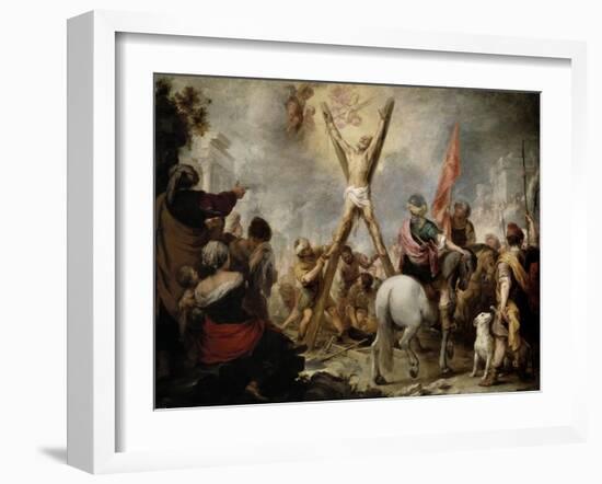 The Martyrdom of Saint Andrew, 1675-1682-Bartolome Esteban Murillo-Framed Giclee Print