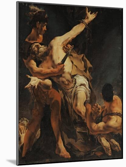 The Martyrdom of Saint Bartholomew. 1722-Giovanni Battista Tiepolo-Mounted Giclee Print