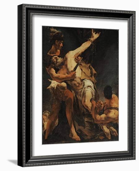 The Martyrdom of Saint Bartholomew. 1722-Giovanni Battista Tiepolo-Framed Giclee Print