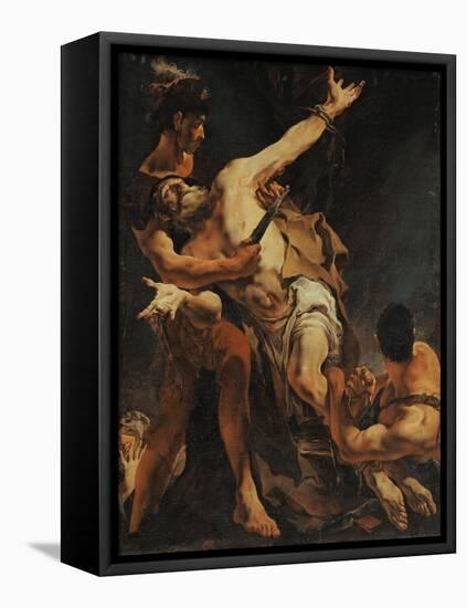 The Martyrdom of Saint Bartholomew. 1722-Giovanni Battista Tiepolo-Framed Premier Image Canvas
